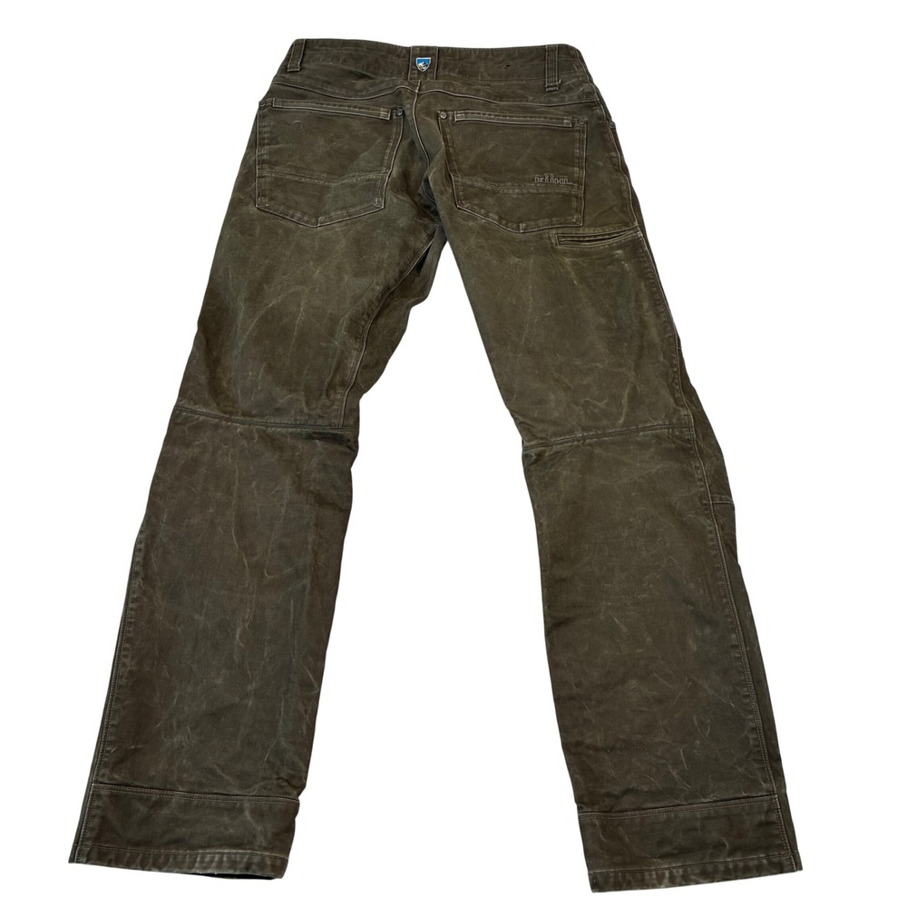 KUHL RYDR Pants Mens 30x31 Brown Relaxed Fit Articulated Knee Rugged Work Hiking - Picture 3 of 12
